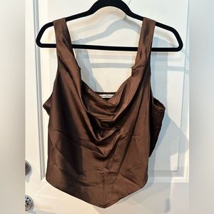 Abercrombie & Fitch Silky Crop Top